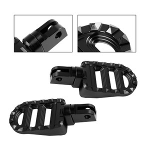 Front Footrests Foot Peg fit for INTERCEPTOR 650 CONTINENTAL 650 2019-2023 Black