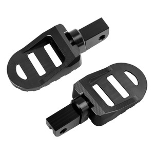 Front Footrests Foot Peg fit for INTERCEPTOR 650 CONTINENTAL 650 2019-2023 Black