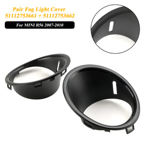 Front Bumper Fog Light Lamp Cover Bezel For Mini Cooper R55 R56 R57 2007-2010