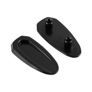 Black mirror delete blanking block off plates fits BMW S 1000 RR 2020-2023