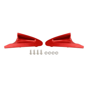 Red mirror delete blanking block off plates fits Ducati Panigale 1199 899 12-15