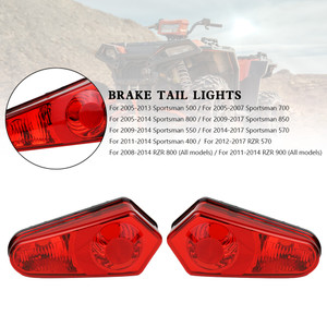 LED ATV 2411153 Brake Tail Lights For Polaris Sportsman 500-800 2005-2017 Red