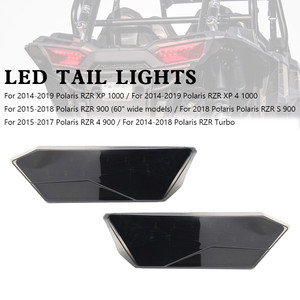 2412341 2412342 LED Tail Lights For Polaris RZR Turbo 1000 XP 900 S 2014-2019 Black