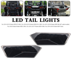 2412341 2412342 LED Tail Lights For Polaris RZR Turbo 1000 XP 900 S 2014-2019 Black