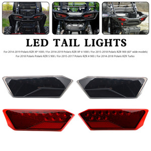 2412341 2412342 LED Tail Lights For Polaris RZR Turbo 1000 XP 900 S 2014-2019 Red Generic
