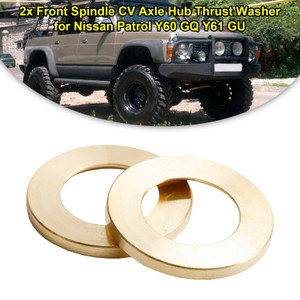 2x Front Spindle CV Axle Hub Thrust Washer for Nissan Patrol Y60 GQ Y61 GU
