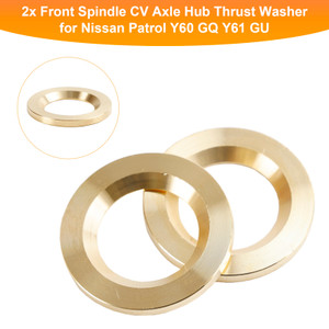 2x Front Spindle CV Axle Hub Thrust Washer for Nissan Patrol Y60 GQ Y61 GU