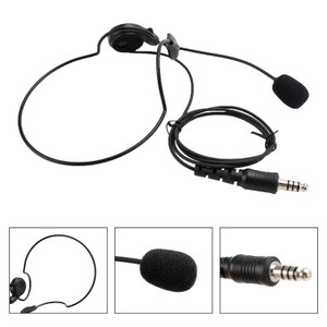 7.1-C7 Ordinary Rear Mount Big Plug Tactical Earhook Headset Earphone In-ear