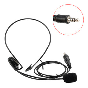 7.1-C7 Ordinary Rear Mount Big Plug Tactical Earhook Headset Earphone In-ear