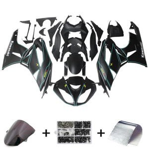 2009-2012 Kawasaki ZX6R 636 Injection Fairing Kit Bodywork Plastic ABS#145