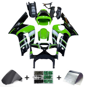 2003-2004 Kawasaki ZX6R 636 Injection Fairing Kit Bodywork Plastic ABS#121 Amotopart Fairing