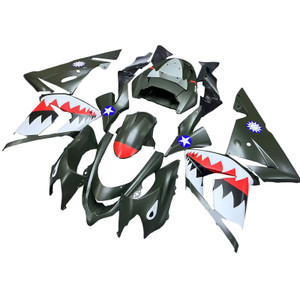 2004-2005 Kawasaki ZX10R Injection Fairing Kit Bodywork Plastic ABS#133