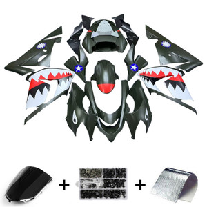 2004-2005 Kawasaki ZX10R Injection Fairing Kit Bodywork Plastic ABS#133