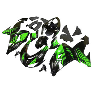 2006-2007 Kawasaki ZX10R Injection Fairing Kit Bodywork Plastic ABS#129 Amotopart Fairing