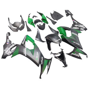 2008-2010 Kawasaki ZX10R Injection Fairing Kit Bodywork Plastic ABS#123