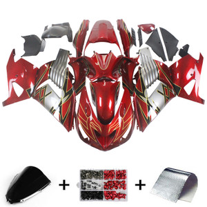 2006-2011 Kawasaki ZX14R Injection Fairing Kit Bodywork Plastic ABS#123