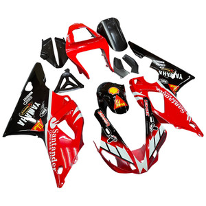 2000-2001 Yamaha YZF 1000 R1 Injection Fairing Kit Bodywork Plastic ABS#125 Amotopart Fairing