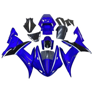 2002-2003 Yamaha YZF-R1 Injection Fairing Kit Bodywork Plastic ABS#30 Amotopart Fairing