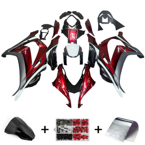 2016-2020 Kawasaki ZX10R Injection Fairing Kit Bodywork Plastic ABS#178 Amotopart Fairing