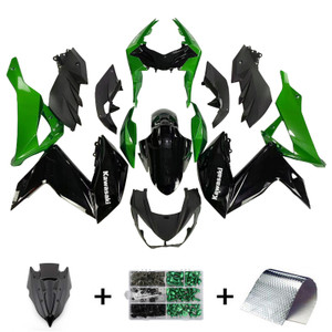 2015-2016 Kawasaki Z250 Z300 Injection Fairing Kit Bodywork Plastic ABS#111 Amotopart Fairing