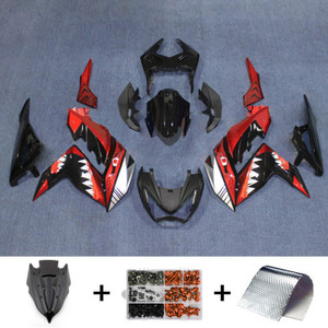 Injection Fairing Kit Bodywork Plastic ABS fit For Kawasaki Z250 Z300 2015-2016