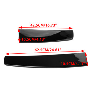 Rear Twin Barn Door Trunk Spoiler for VW Caddy Maxi (2005-2018) Gloss Black