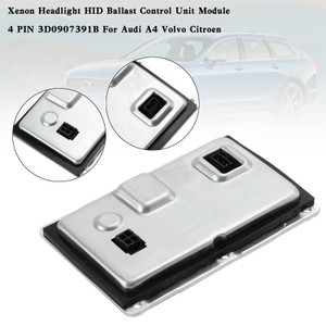 Xenon Headlight HID Ballast Control Unit Module 4 PIN 3D0907391B for Audi A4 Volvo Citroen