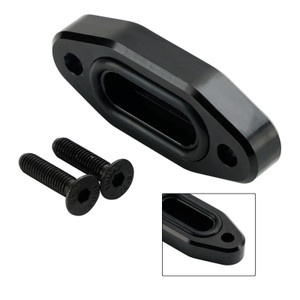 LS Oil Cooler Block Off Plate 1997-2013 LS1 LSX LS3 LS6 4.8L 5.3 5.7 (Black)