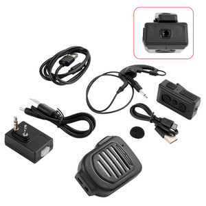 Wireless Bluetooth PTT Controller Earphone K Plug Adapter for Baofeng 5R TYT