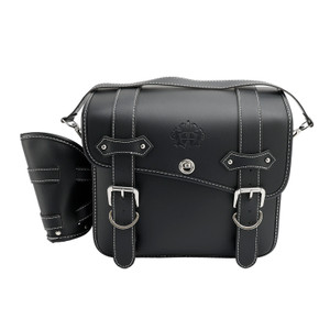 Quick Release Side Saddlebag Tool Bag Luggage Pouch Storage M-Size For Motorbike