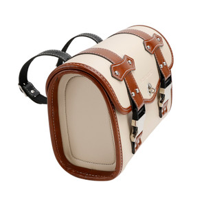 Color Matching Side Saddlebag Tool Bag Luggage Pouch Storage White For Motorbike
