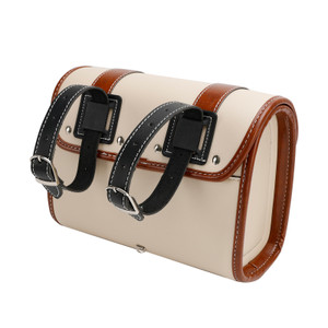 Color Matching Side Saddlebag Tool Bag Luggage Pouch Storage White For Motorbike