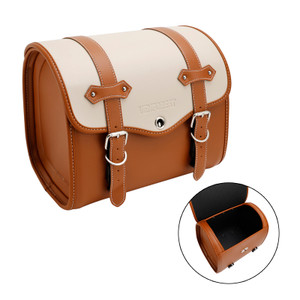 Color Matching Side Saddlebag Tail Bag Luggage Pouch Storage Pu For Motorbike