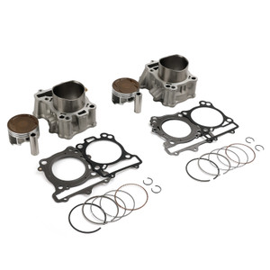 Front Rear Cylinder Barrel Jug Piston Kit for Suzuki V Strom 650 DL650 2004-2011
