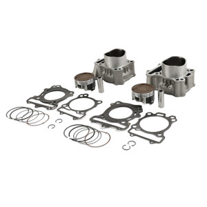 Front Rear Cylinder Barrel Jug Piston Kit for Suzuki V Strom 650 DL650 2012-2023