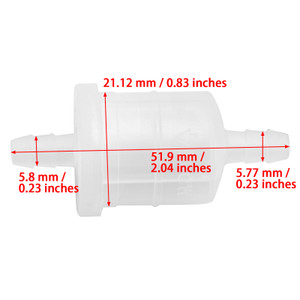 In Line Fuel Filter for Yamaha 4-stroke 4HP 5HP 6HP 8HP 9.9HP 68T-24251-01