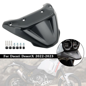 Front Fender Beak Lip Nose Cone Cover Spoilers For Ducati Desert X 2022-2023