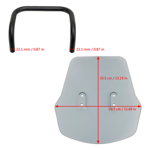 ABS Motorcycle Windshield WindScreen fit for Honda Hunter Cub CT125 2019-2023