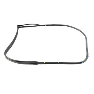 4PCS Door Weatherstrip Silence Opening Gasket For Honda Civic 2006-2011