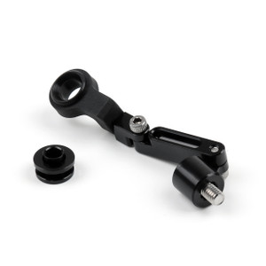 Motorcycle Fluid Reservoir Brake Clutch Master Cylinder Mount Bracket Black