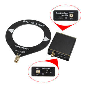 The Latest Upgraded Donut Broadband Antenna 10Khz-180Mhz Low Impedance Converter