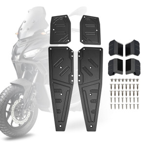 Footboard Foot Rest Pad Peg Pedal Plate For Aprilia SR GT200 SR GT125 2022-2023 BLK