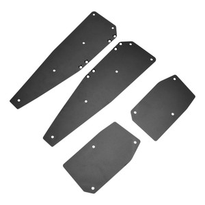 Footboard Foot Rest Pad Peg Pedal Plate For Aprilia SR GT200 SR GT125 2022-2023 BLK