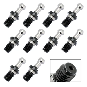 10Pcs CAT40 45 0.589" Degree Pull Stud Retention Knob Fits HAAS CAT CNC Silver