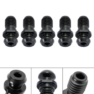 5Pcs CAT40 45 0.740" Coolant Pull Stud Retention Knob For Mazak Fadal Black
