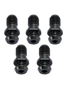 5Pcs CAT40 45 0.740" Coolant Pull Stud Retention Knob For Mazak Fadal Black
