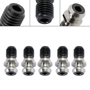 5Pcs CAT40 45 0.740" Coolant Pull Stud Retention Knob For Mazak Fadal Silver
