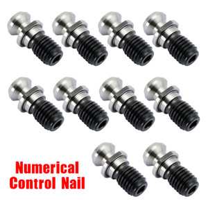 10Pcs CAT40 45 0.740" Coolant Pull Stud Retention Knob For Mazak Fadal Silver