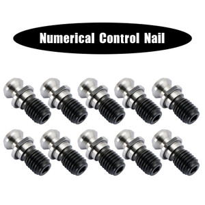 10Pcs CAT40 45 0.740" Coolant Pull Stud Retention Knob For Mazak Fadal Silver