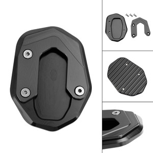 Kickstand Enlarge Plate Pad fit for Ducati Scrambler 400/800/1100 2015-2020 BLK